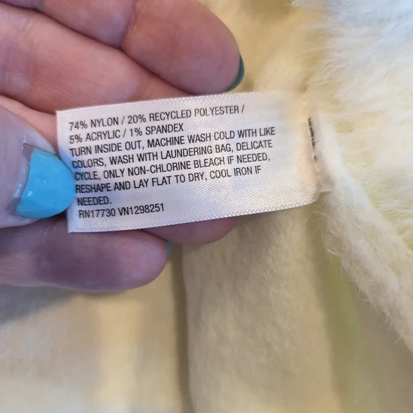 A New Day Cream Fuzzy V-Neck Cardigan Sweater XXL Women's New - Picture 11 of 11